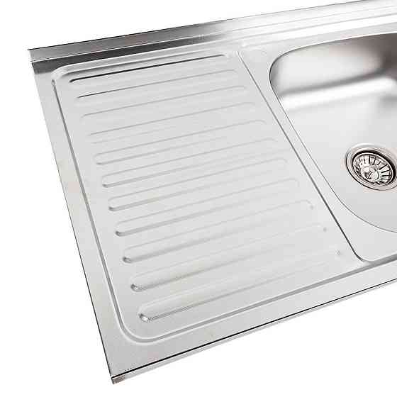 VALESO Кухонна мийка з нержавіючої сталі Valeso ДЕКОР 8050 R (0,7/160 мм) Киев