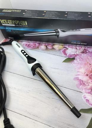 Конусная плойка для волос Gemei GM 403: профессиональные локоны дома, температура до  230 °С Одесса - изображение 1