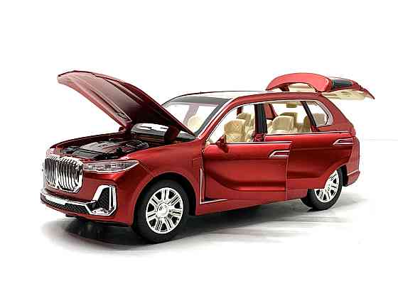 Машинка TK Union Group BMW X7 1:24 звук світло інерція рухомі елементи Червона (GT-05545) Чернігів