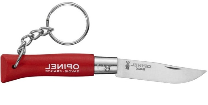 Універсальний Складаний Ніж - брелок Opinel No.4 "Origins brelok Red" (002055) Нержавіюча сталь Нововолинськ - фото 4