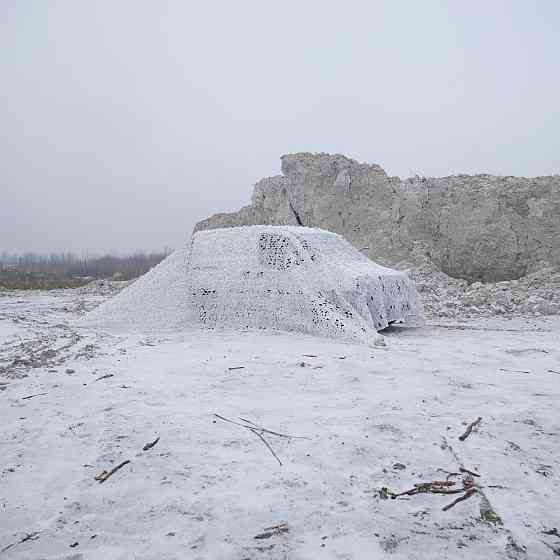 Зимняя маскирующая сетка Militex Альпийская клякса 4х8м (площадь 32 кв.м.) Киев