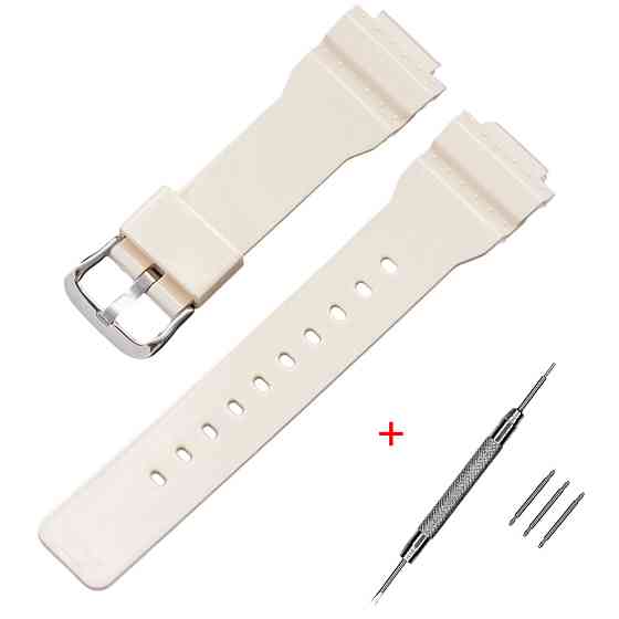 Ремешок для Casio G-Shock DW-5600 Beige-Glossy SI SBR Киев