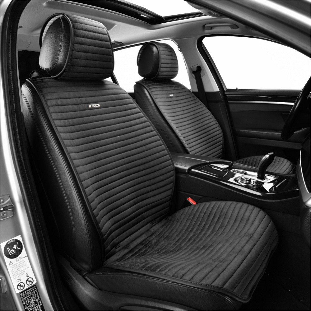 Комплект преміум накидок для сидінь CarLife Sport, black Львів - фото 4