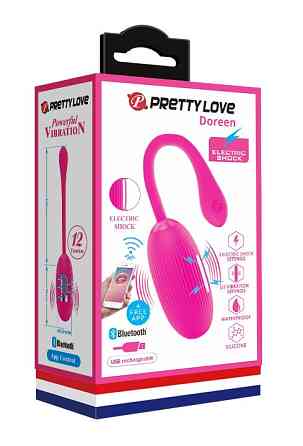 Виброяйцо с электростимуляцией, управляемое смартфоном Pretty Love - Doreen, BI-014609HP Sex Aura Киев