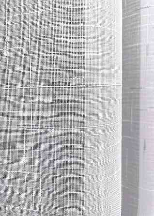 Тюль льон, колекція "Івонна" колір білий з срібним вкрапленням 1208т Київ