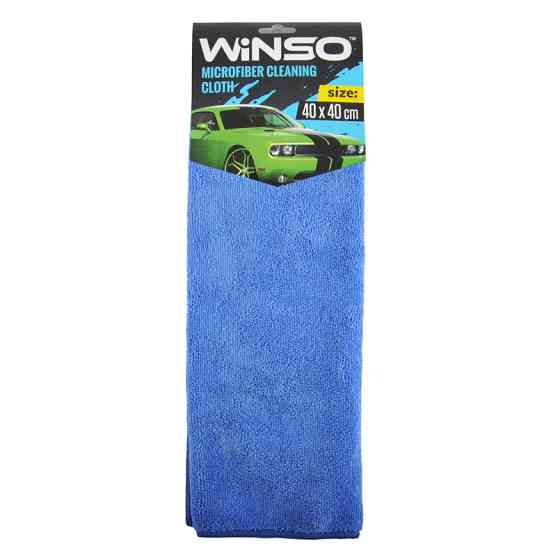 Ганчірка з мікрофібри Winso 40x40см синя Львів