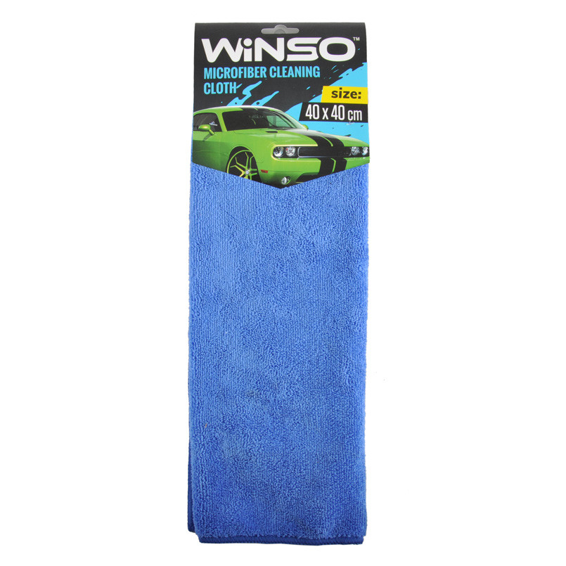 Ганчірка з мікрофібри Winso 40x40см синя Львів - фото 1