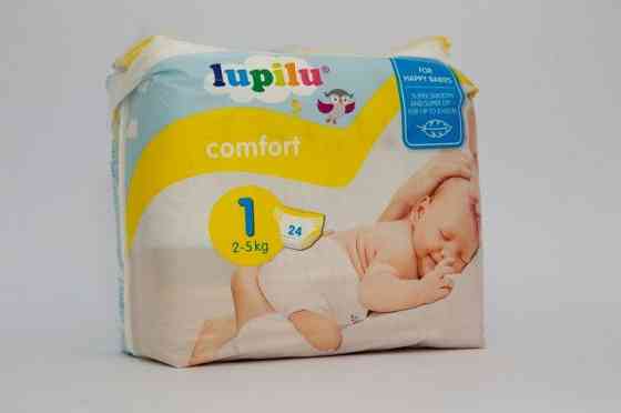 Підгузки Lupilu Comfort Розмір 1, 2-5 кг, 24 шт Львів