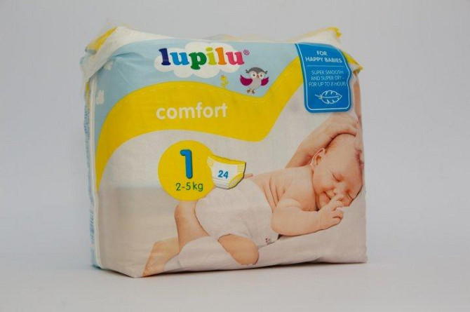 Підгузки Lupilu Comfort Розмір 1, 2-5 кг, 24 шт Львів - фото 1
