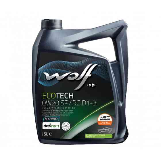 Моторне масло Wolf Ecotech D1-3 0W-20 5л Львів