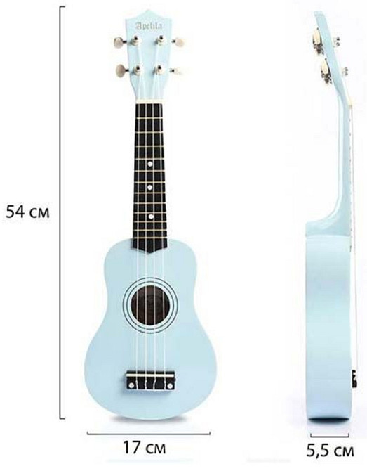 Укулеле сопрано(гавайская гитара) APELILA (21 дюйм - 54 Харьков - изображение 3