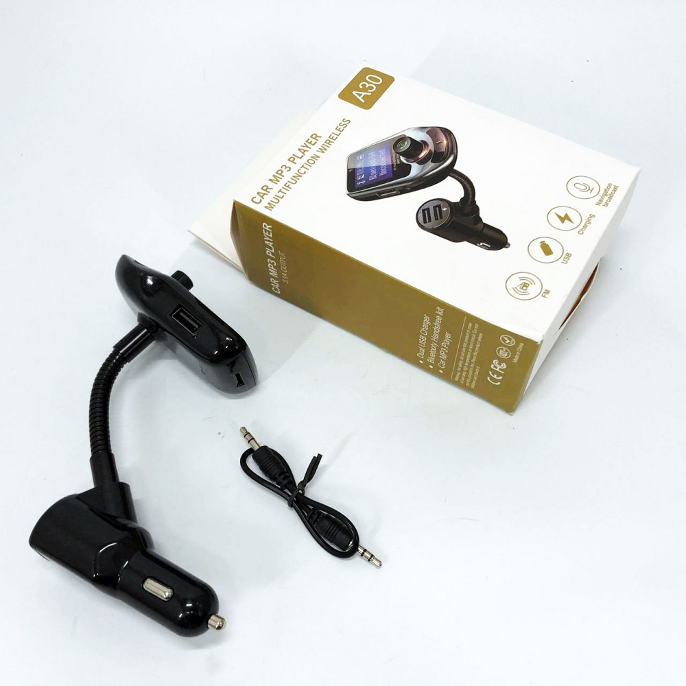 Адаптер в прикурювач для музики, Fm-модулятор з можливістю регулювання частоти, Fm трансмітер в машину KF-42 Івано-Франківськ - фото 2