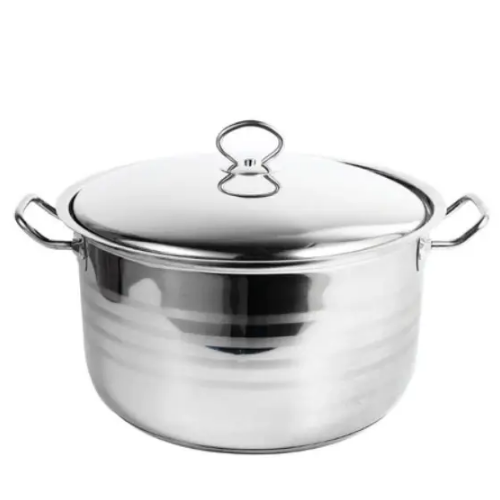 Каструля нержавіюча сталь 8,5л з нерж.кришкою Gastro S&T Житомир