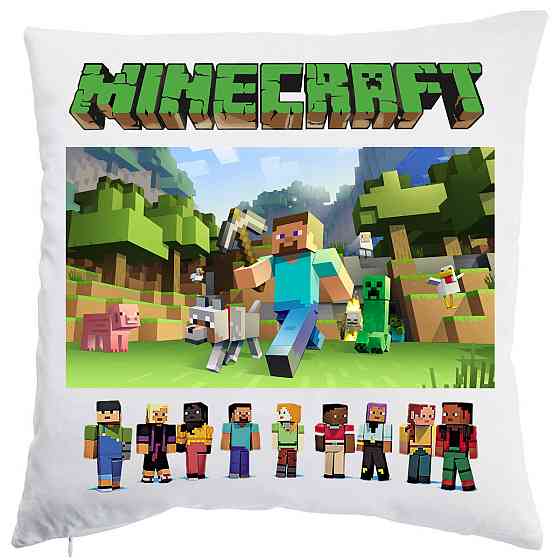 Оригінальний подарунок. Подушка Майнкрафт "Minecraft" Одеса