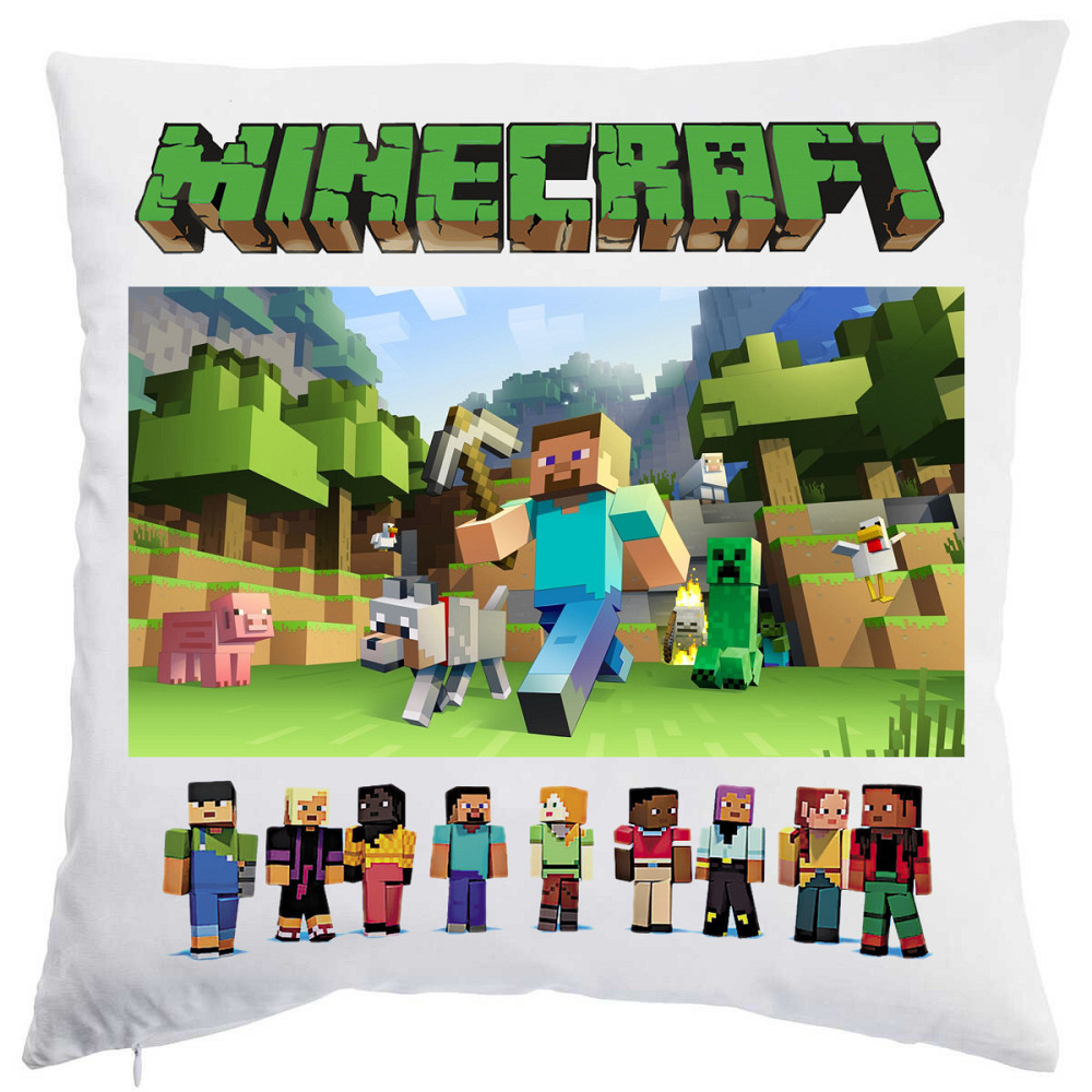 Оригінальний подарунок. Подушка Майнкрафт "Minecraft" Одеса - фото 1