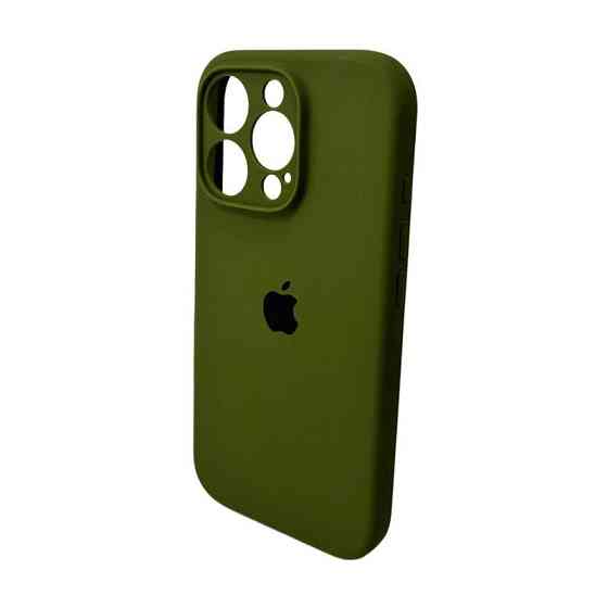 Чохол для смартфона Silicone Full Case AA Camera Protect for Apple iPhone 16 Pro Max 29,Army Green Київ