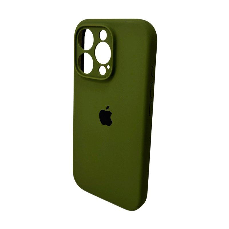 Чохол для смартфона Silicone Full Case AA Camera Protect for Apple iPhone 16 Pro Max 29,Army Green Київ - фото 4