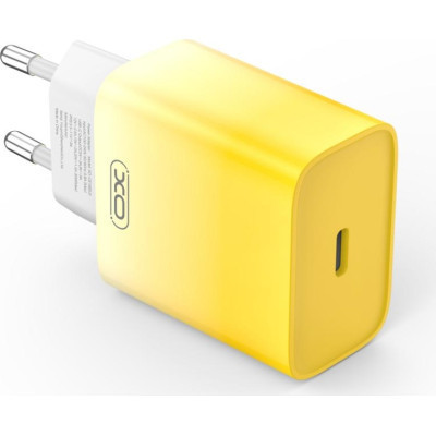 Зарядное устройство XO CE18 PD30W USB-C Yellow (XO-CE18-YEL) Винница - изображение 2