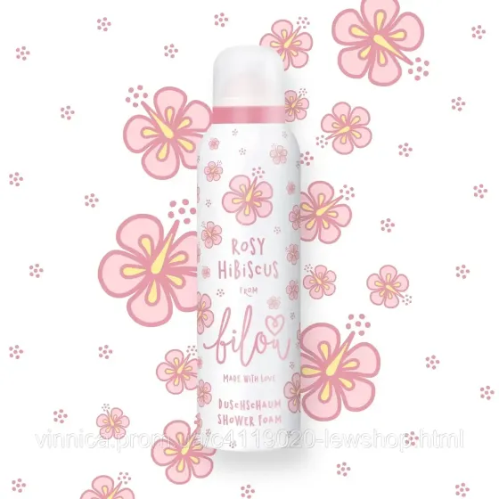 Пінка для душу Bilou Rosy Hibiscus 200 мл Чернівці