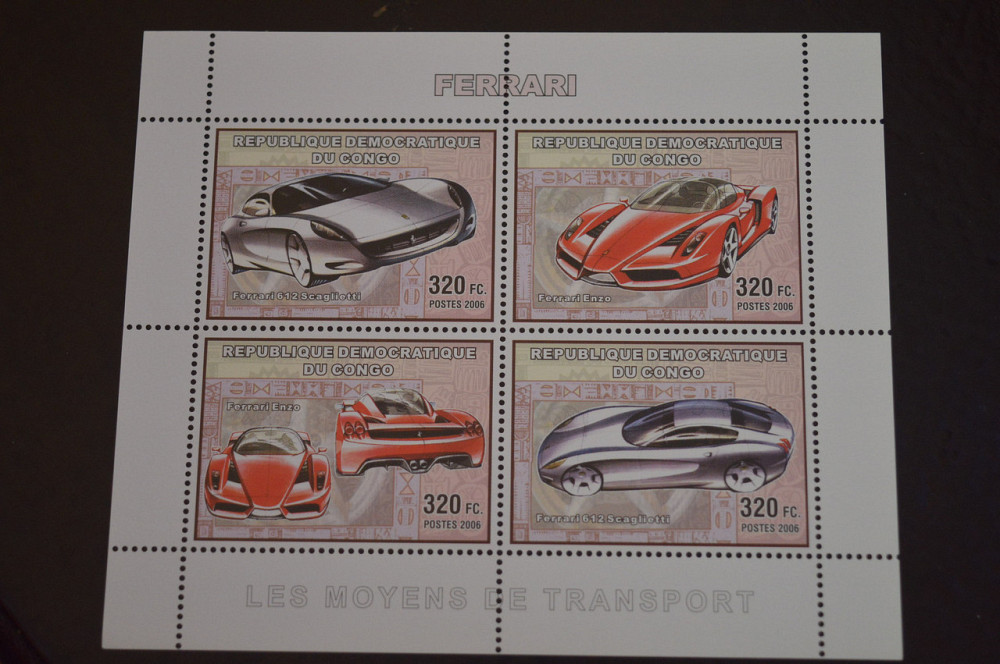 Конго. Транспорт. Блок. 2006 год (В-7) Полтава - изображение 1