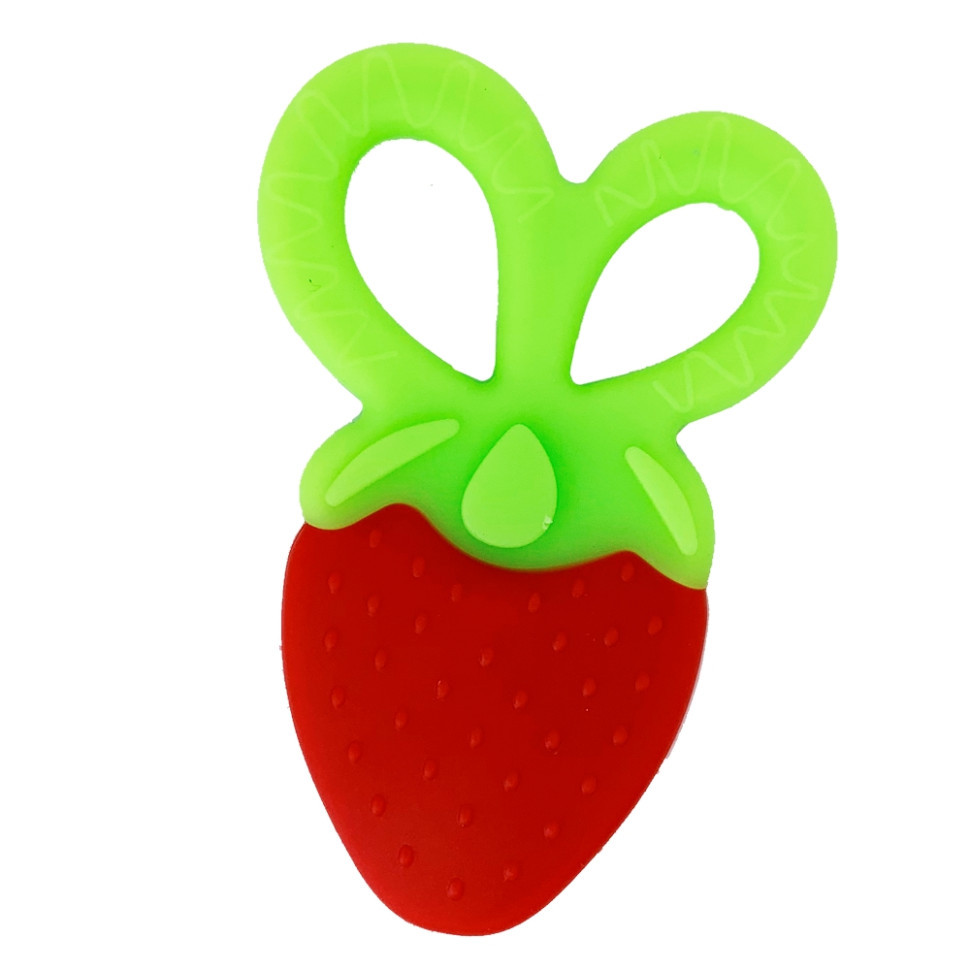 Прорізувач силіконовий Полуниця MGZ-0408-3 рифлена поверхня Вінниця - фото 1