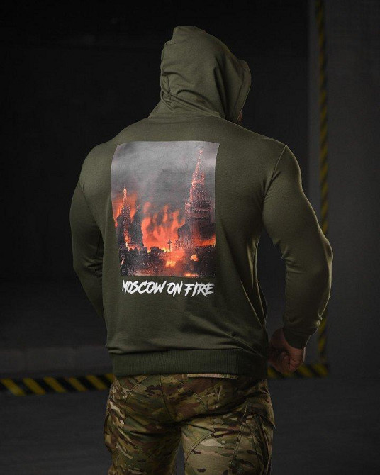 Худі maklin moscow олива НП4955 Одеса - фото 1