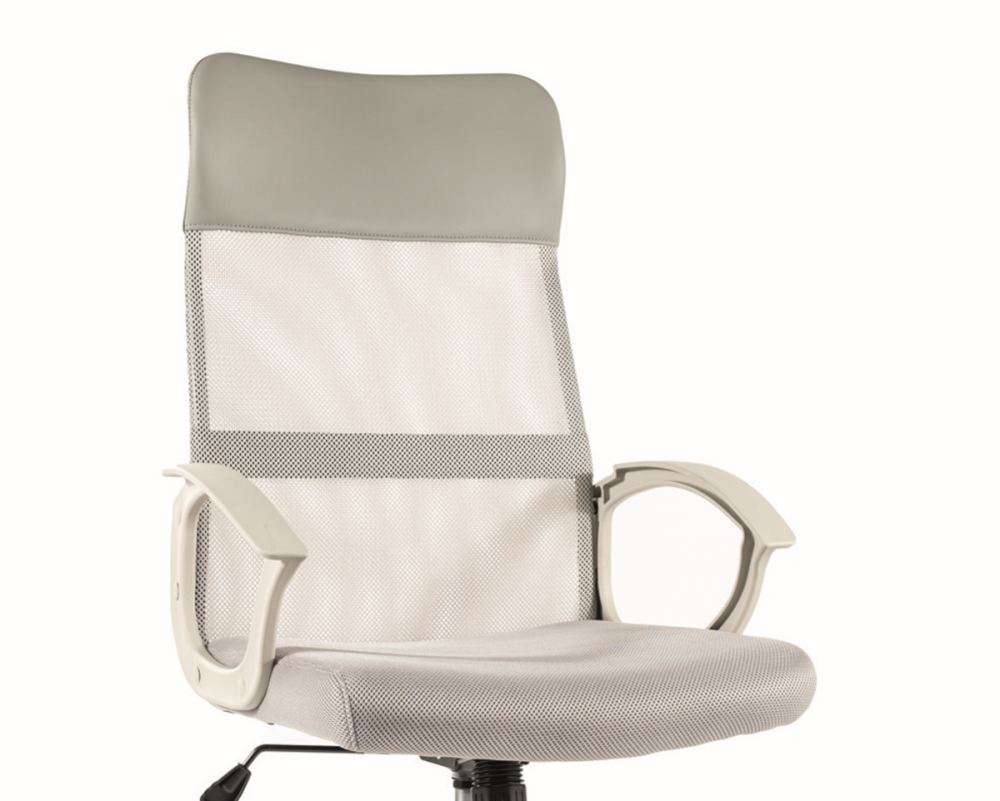 Крісло поворотне Q-026 сіре Київ - фото 2