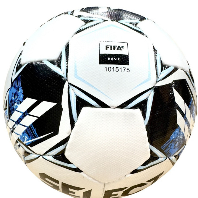 М'яч футбольний SELECT TEAM FIFA No5 Вишневе - фото 3