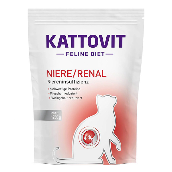 Kattovit Veterinary Niere Renal КАТТОВИТ РЕНАЛ диетический сухой корм для котов с заболеваниями почек Киев - изображение 1