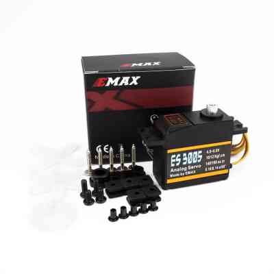 Сервопривод для дрона Emax ES3005 42g Metal Analog Servo for RC Airplane Waterproof (0102007001) Винница