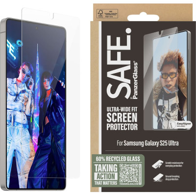 Скло захисне PANZERGLASS Samsung Galaxy S25 Ultra Ultra-Wide Fit w. Aligner (PG_SARNUWFG38488) Вінниця - фото 1