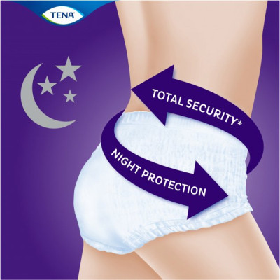 Подгузники для взрослых Tena Pants Plus Night Трусы ночные размер Large 12 шт (7322540839920) Винница - изображение 2