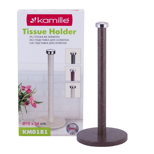 Тримач для паперових рушників d15*34см нержавіюча сталь Besser Житомир - фото 8