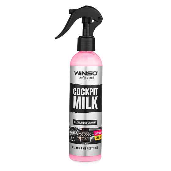 Поліроль-молочко для панелі приладів Winso Cockpit Milk Bubble Gum, 250мл Львів