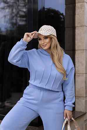 Спортивный костюм на флисе с коротким худи Navi 54-56, Голубой Киев
