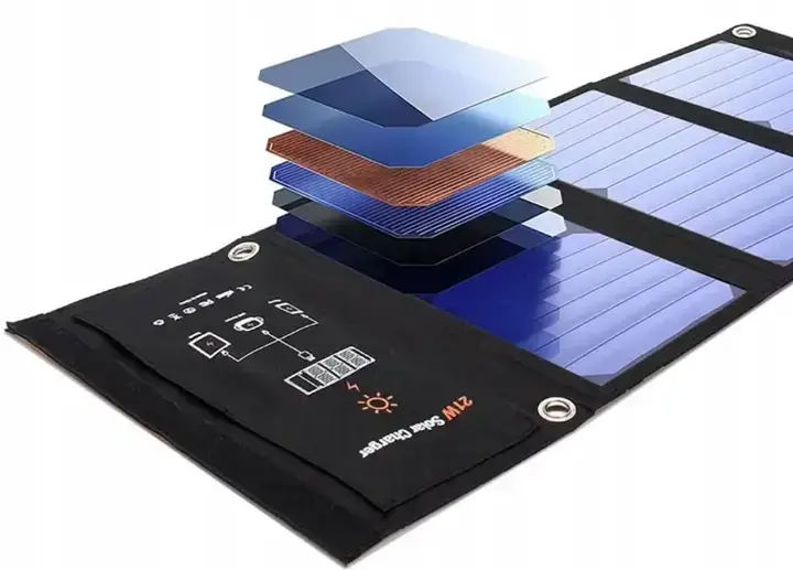 Заряджання на сонячній батареї 21Вт Solar Сонячна панель Вінниця - фото 7