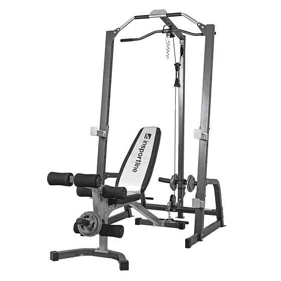 Багатофункціональний атлас з лавкою для тренувань inSPORTline Power Rack PW60 Київ