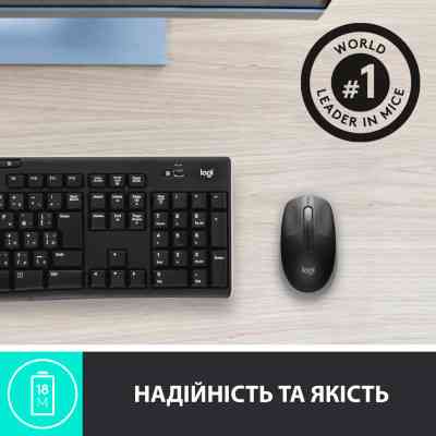 Мышка Logitech M190 Mid Grey (910-005906) Винница