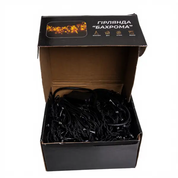 Garlando Вулична гірлянда Бахрома 25 м 405 LED чорний провід Мультиколор 25MBML Коломыя - изображение 5