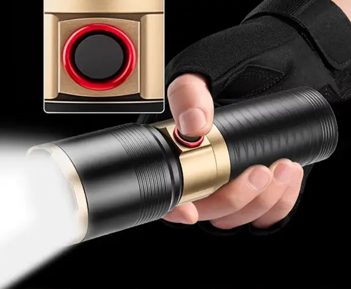 Акумуляторний Ліхтарик ручний TG CB X53 LASER LED з лазерним покажчиком (9970) Одеса - фото 3