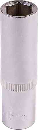 Головка торцева 6-гранна подовжена MASTERTOOL ½" 15 мм L 78 мм CrV 78-0515 Коломыя