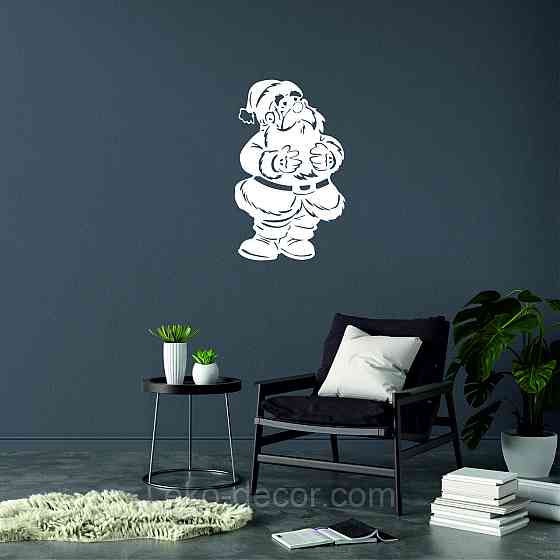 Декоративне настінне Панно «Дід Мороз», Декор на стену Київ