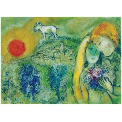 Пазл Eurographics Закохані в Сен-Поль-де-Вансі Марк Шагал (6000-0848) Вінниця - фото 2