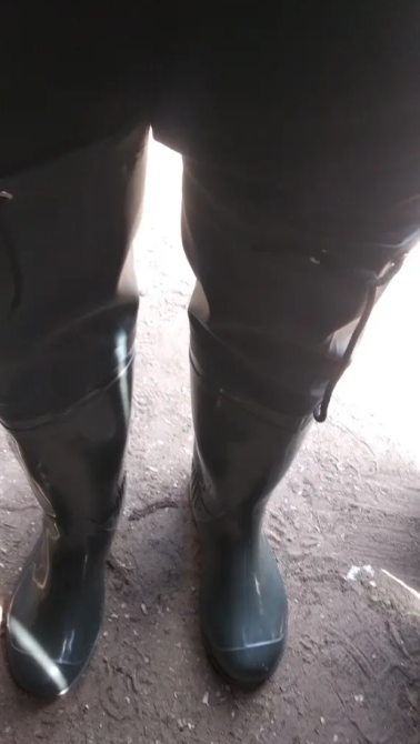 Чоботи для риболовлі високі триколірні Гума Трест М-01 МРК / Заброди укорочені 41-47р Кривий Ріг - фото 3