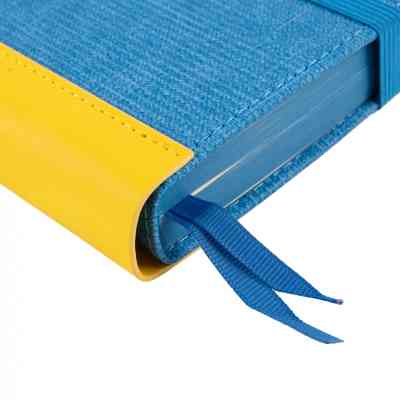 Еженедельник Leo planner датированный 2025 Ukraine А6 сине-желтый 352 страницы (252555) Винница