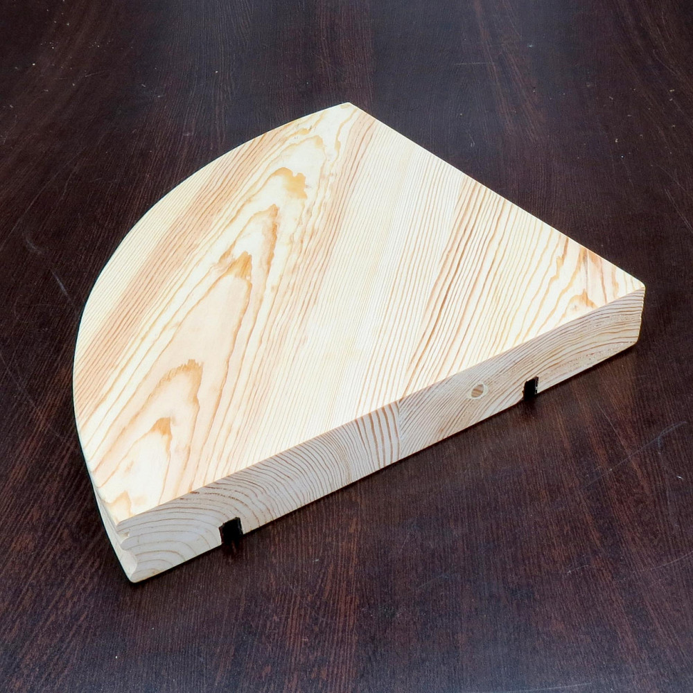 Угловая настенная полка 