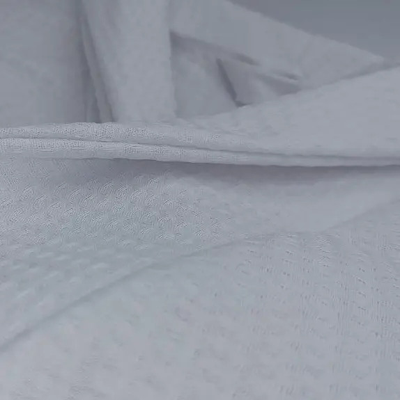 Вафельний чоловічий халат Кімоно YouStar 100% бавовна розмір XL (56-58) 200 г/м2 (Білий) Суми - фото 3