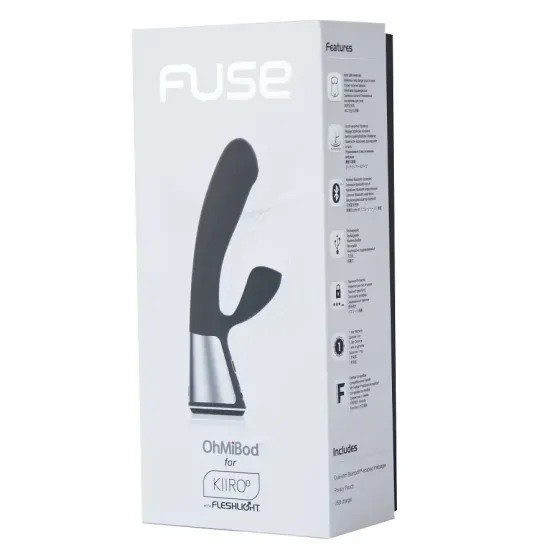 Інтерактивний вібратор-кролик Ohmibod Fuse for Kiiroo Black Львов