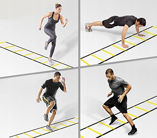 Тренировочная Координационная лестница 6 метров 12 перекладин Trizand (5067) Нововолынск - изображение 7