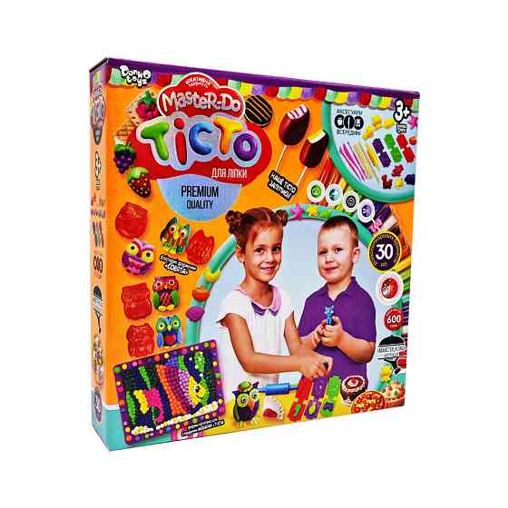 Креативна творчість "Тісто для ліплення "Master Do" TMD-03-06, 30 кольорів Вінниця